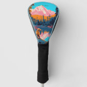 Golden Retriever Dog 003 - Bruno Pokopen Golfheadcover (Voorkant)