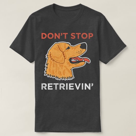 Golden Retriever Dog 2 T-shirt (Design voorkant)