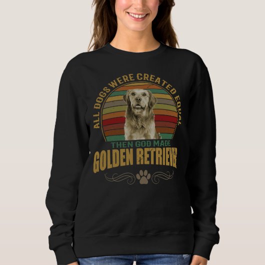 Golden Retriever Dog 422 Trui (Voorkant)