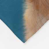 Golden Retriever Dog, aangepaste foto en naam, hui Fleece Deken (Hoek)