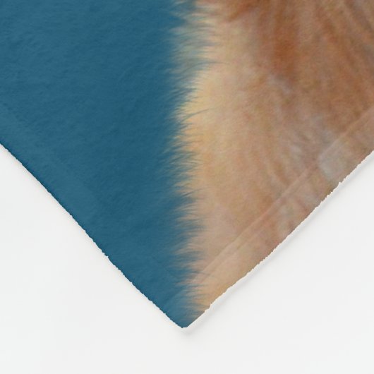 Golden Retriever Dog, aangepaste foto en naam, hui Fleece Deken (Hoek)