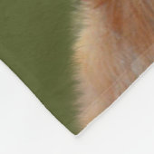 Golden Retriever Dog, aangepaste foto en naam, hui Fleece Deken (Hoek)