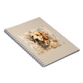Golden Retriever Dog Art Design  Notitieboek (Rechterzijde)