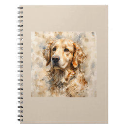 Golden Retriever Dog Art Design  Notitieboek