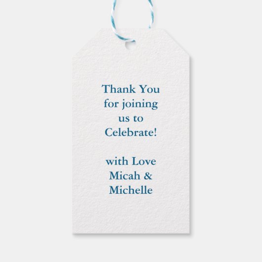 Golden Retriever Dog Baby shower Blue Boy Cadeaulabel (Achterkant)