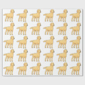 Golden Retriever Dog Cadeaupapier (Vlak)