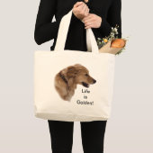 Golden Retriever Dog Canvas tas (Voorkant (product))