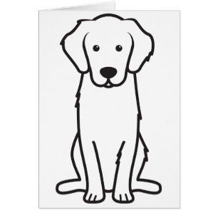 Golden Retriever Dog Cartoon