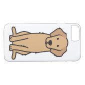 Golden Retriever Dog Cartoon Case-Mate iPhone Case (Achterkant (Horizontaal))