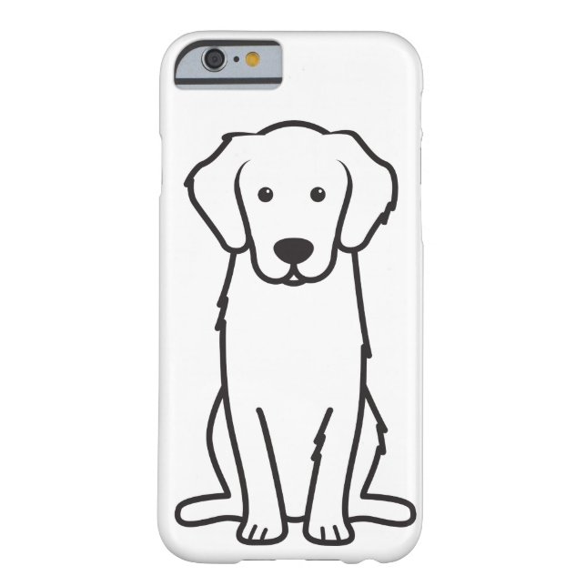 Golden Retriever Dog Cartoon Case-Mate iPhone Case (Achterkant)