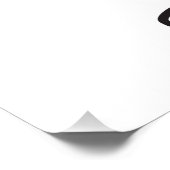 Golden Retriever Dog Cartoon Poster (Hoek)