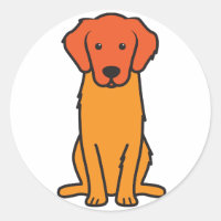 Golden Retriever Dog Cartoon