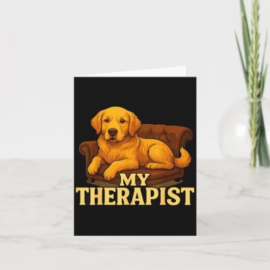 Golden Retriever Dog Clothes For Humans My Therast Kaart (Voorkant)