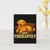 Golden Retriever Dog Clothes For Humans My Therast Kaart (Gele Bloem)