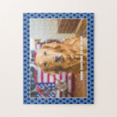 Golden Retriever Dog Custom Jigzaag Puzzle Legpuzzel (Verticaal)