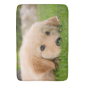 Golden Retriever Dog Cute Puppy Dreaming Meadow Badmat (Voorkant Verticaal)