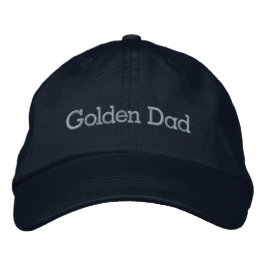 Golden Retriever Dog Dad Golden Dad Minimalist Emb Geborduurde Pet