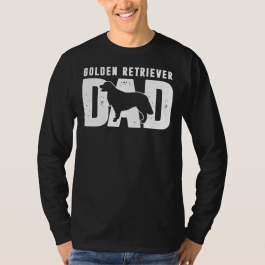 Golden Retriever Dog Dad T-shirt (Voorkant)