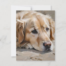 Golden Retriever Dog F Feestdagenkaart