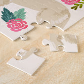 Golden Retriever Dog Florals Legpuzzel (Zijkant)