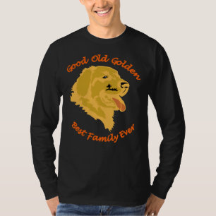 Golden Retriever Dog for Best Dog Family Ever Merc T-shirt