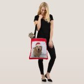 Golden Retriever Dog gelooft kerst Tote Bag (Op model)