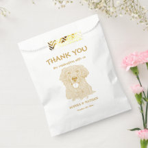 Golden Retriever Dog gepersonaliseerd dank u