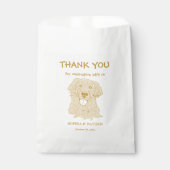 Golden Retriever Dog gepersonaliseerd dank u Bedankzakje (Voorkant)