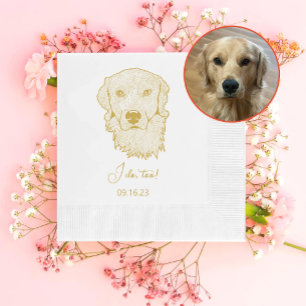 Golden Retriever Dog gepersonaliseerd doe ik ook Servet