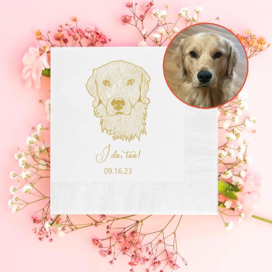 Golden Retriever Dog gepersonaliseerd doe ik ook Servet