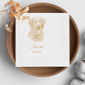 Golden Retriever Dog gepersonaliseerd doe ik ook Servet