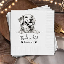 Golden Retriever Dog gepersonaliseerde Drinken op 