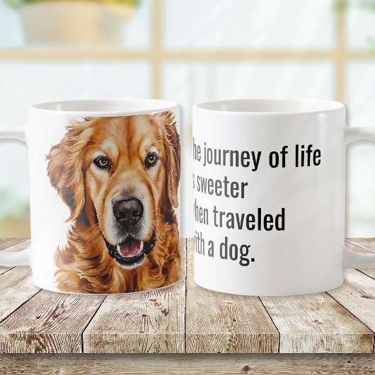 Golden Retriever Dog Gezegde Koffiemok