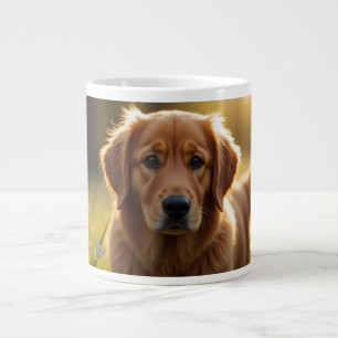 Golden Retriever Dog Grote Koffiekop