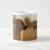 Golden Retriever Dog Grote Koffiekop (Voorkant)