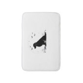 Golden Retriever Dog – Halloween Moon Silhouette O Badmat (Voorkant Verticaal)