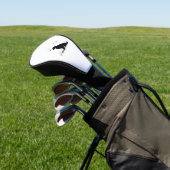 Golden Retriever Dog – Halloween Moon Silhouette O Golfheadcover (Insitu)