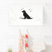 Golden Retriever Dog – Halloween Moon Silhouette O Spandoek (Insitu)