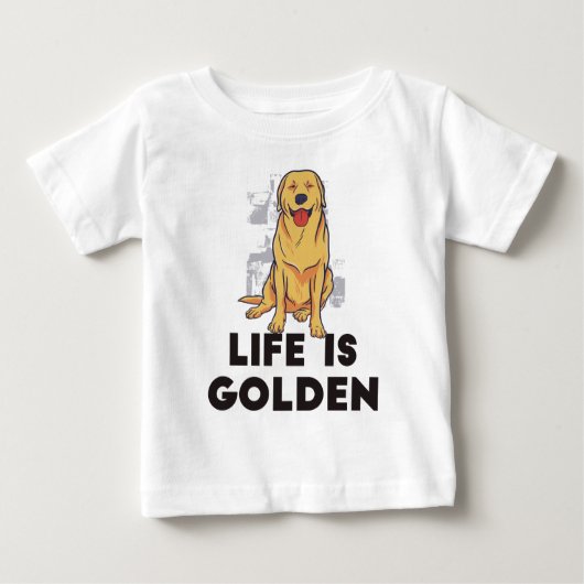 Golden Retriever Dog - Het leven is Golden (Voorkant)