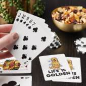 Golden Retriever Dog - Het leven is Golden Pokerkaarten (Insitu)