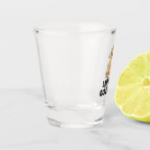 Golden Retriever Dog - Het leven is Golden Shot Glas (Links)