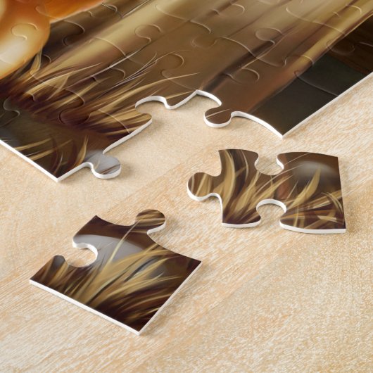 Golden Retriever Dog in Halloween Costume Legpuzzel (Zijkant)