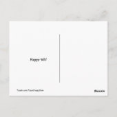 Golden Retriever Dog in Onafhankelijkheidsdagbril Briefkaart (Achterkant)