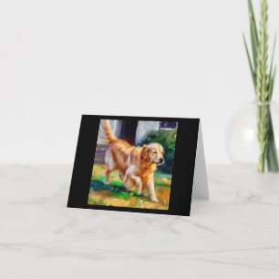 Golden Retriever Dog Kaart