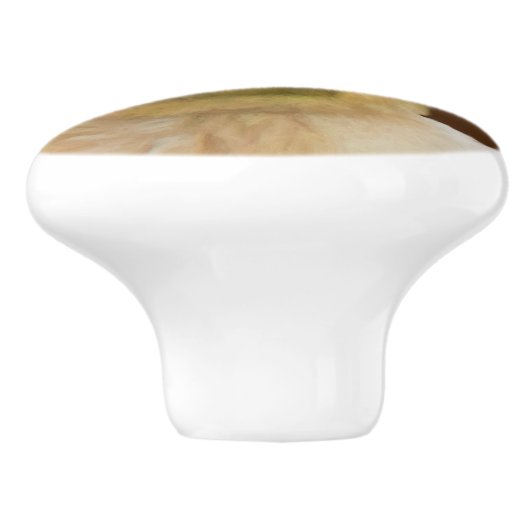 Golden Retriever Dog Keramische Knop (Zijkant)