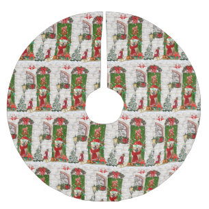 Golden Retriever Dog kerst Kerstboom Rok