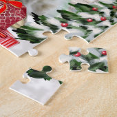 Golden Retriever Dog kerst Legpuzzel (Zijkant)