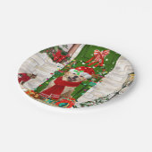 Golden Retriever Dog kerst Papieren Bordje (Gekanteld)