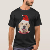 Golden Retriever Dog kerstkerstkerstkerstkerstkers T-shirt (Voorkant)