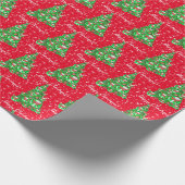 Golden Retriever Dog Kerstmis Holiday Red Cadeaupapier (Hoek)